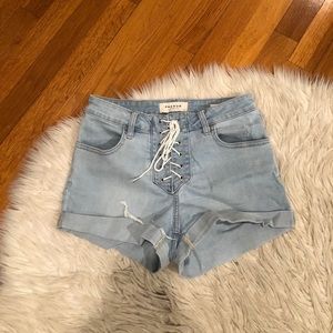 Pacsun High Rise Super Stretch Shortie